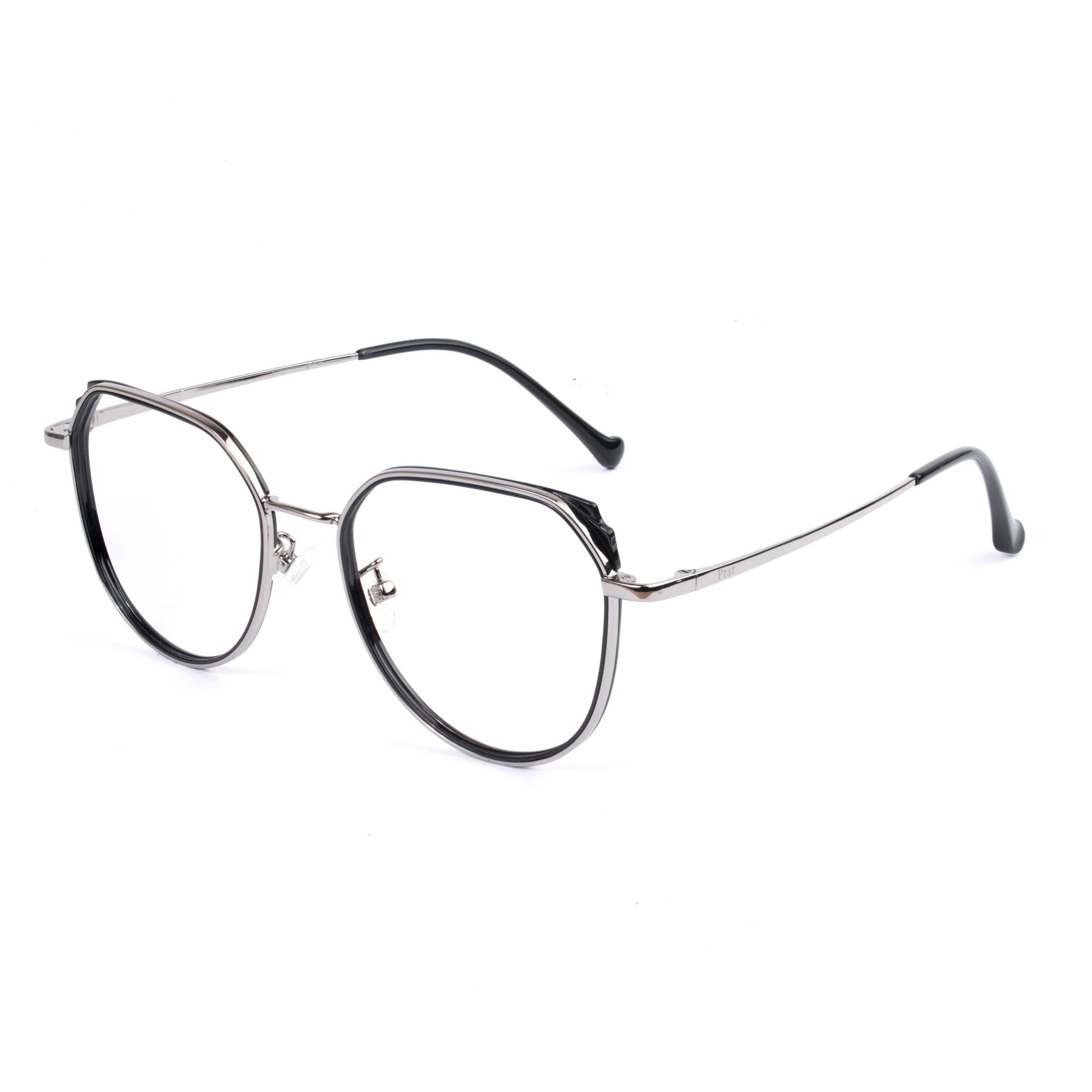 Black Silver Glasses - Eyeglass.pk